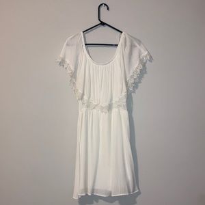 Boho Style White Charlotte Russe Dress